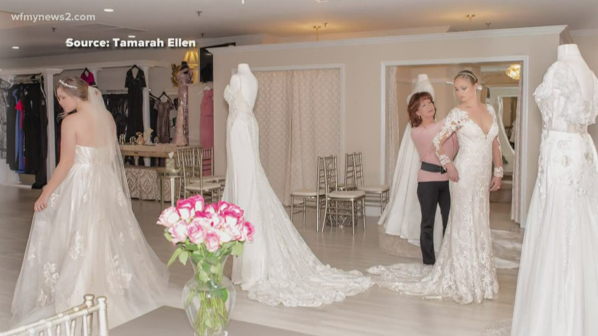 A Greensboro bridal boutique offers virtual appointments for brides. Owner Kathleen Pickering says she first had the idea years ago.