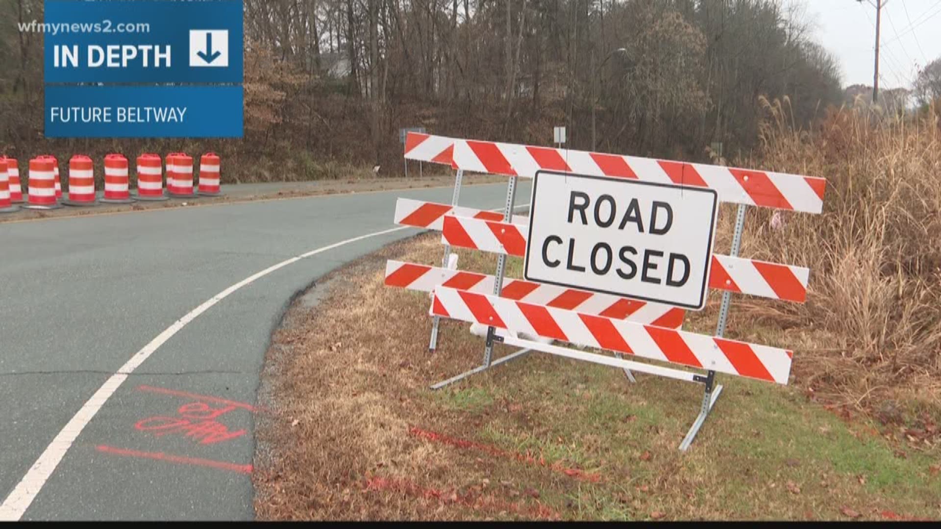 NCDOT says the connector is no longer necessary because the future Winston-Salem Northern Beltway will pass through this area instead.