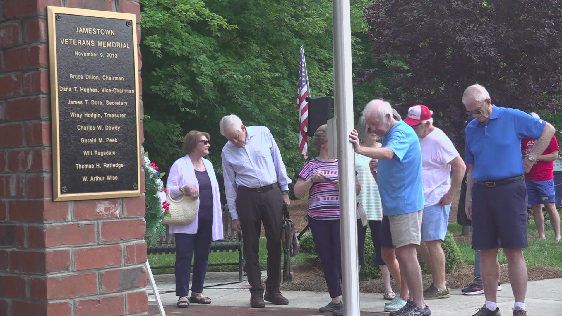 The Jamestown Veterans’ Committee hosted the town’s Memorial Day ceremony this year.