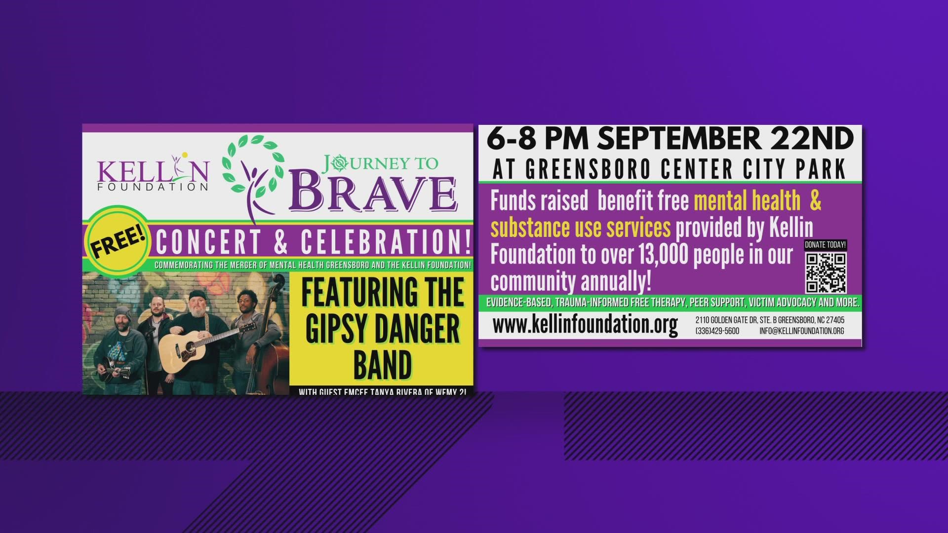 The free event will allow the non-profit to continue to provide free mental health services to people in Guilford County.