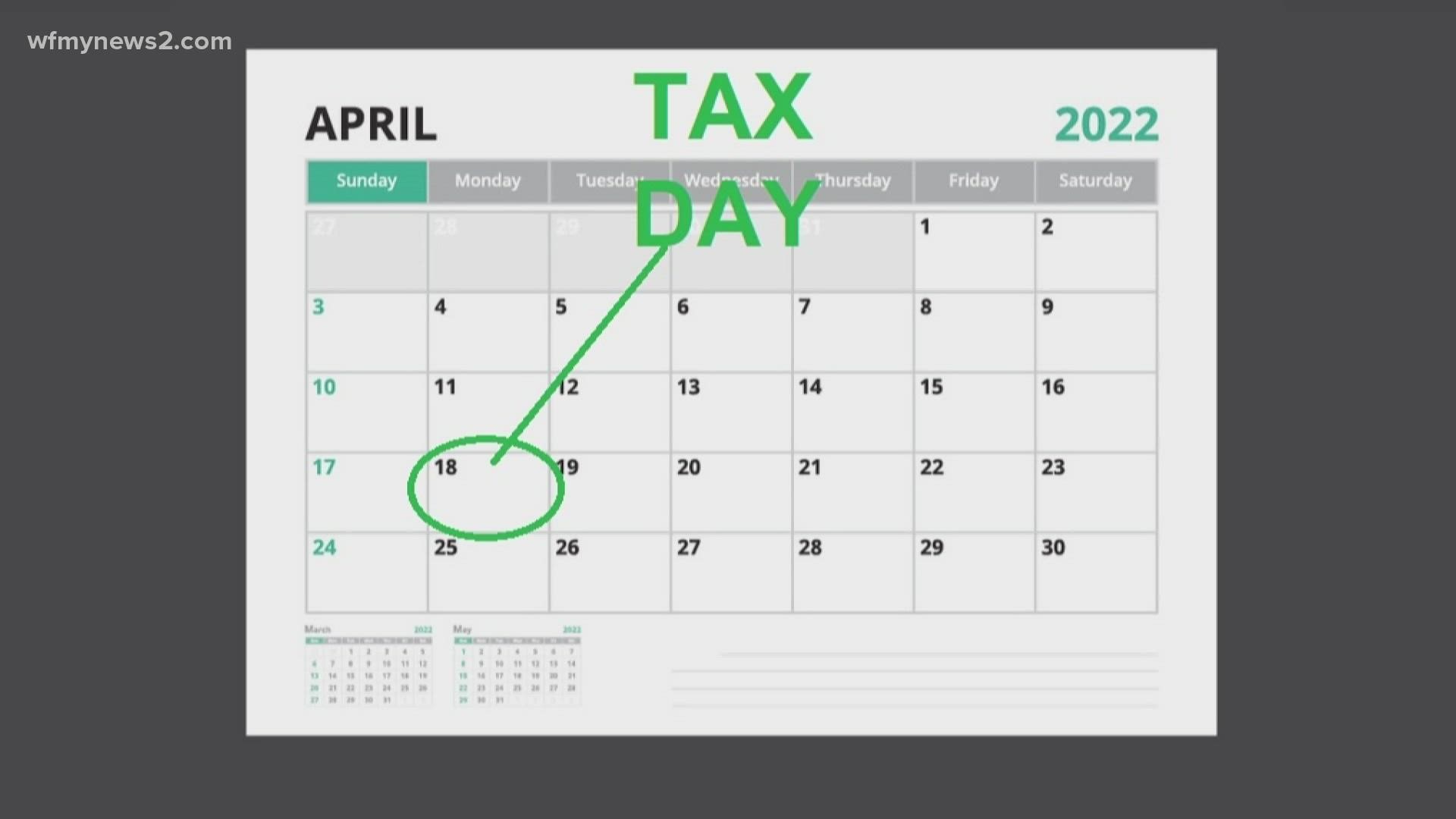 Tax Day is April 18, 2022. How extensions work