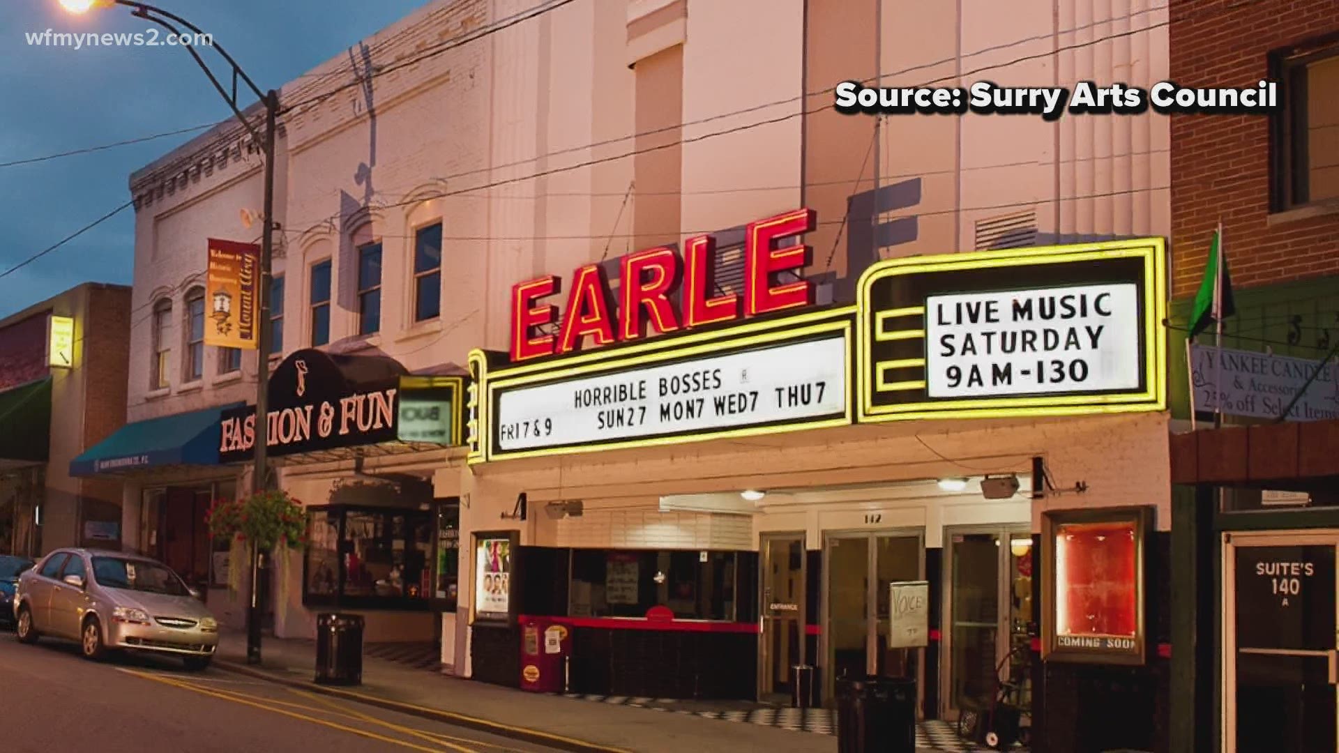 Old movie theaters are making a comeback in small and mid-sized towns, but there's a new twist with this Mount Airy theatre.