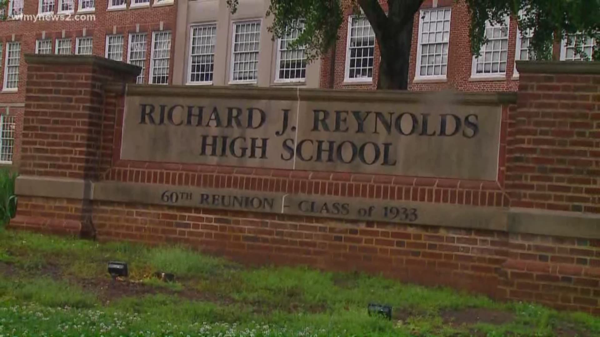 RJ Reynolds High School is on alert Monday morning after threats were made on social media over the weekend.
