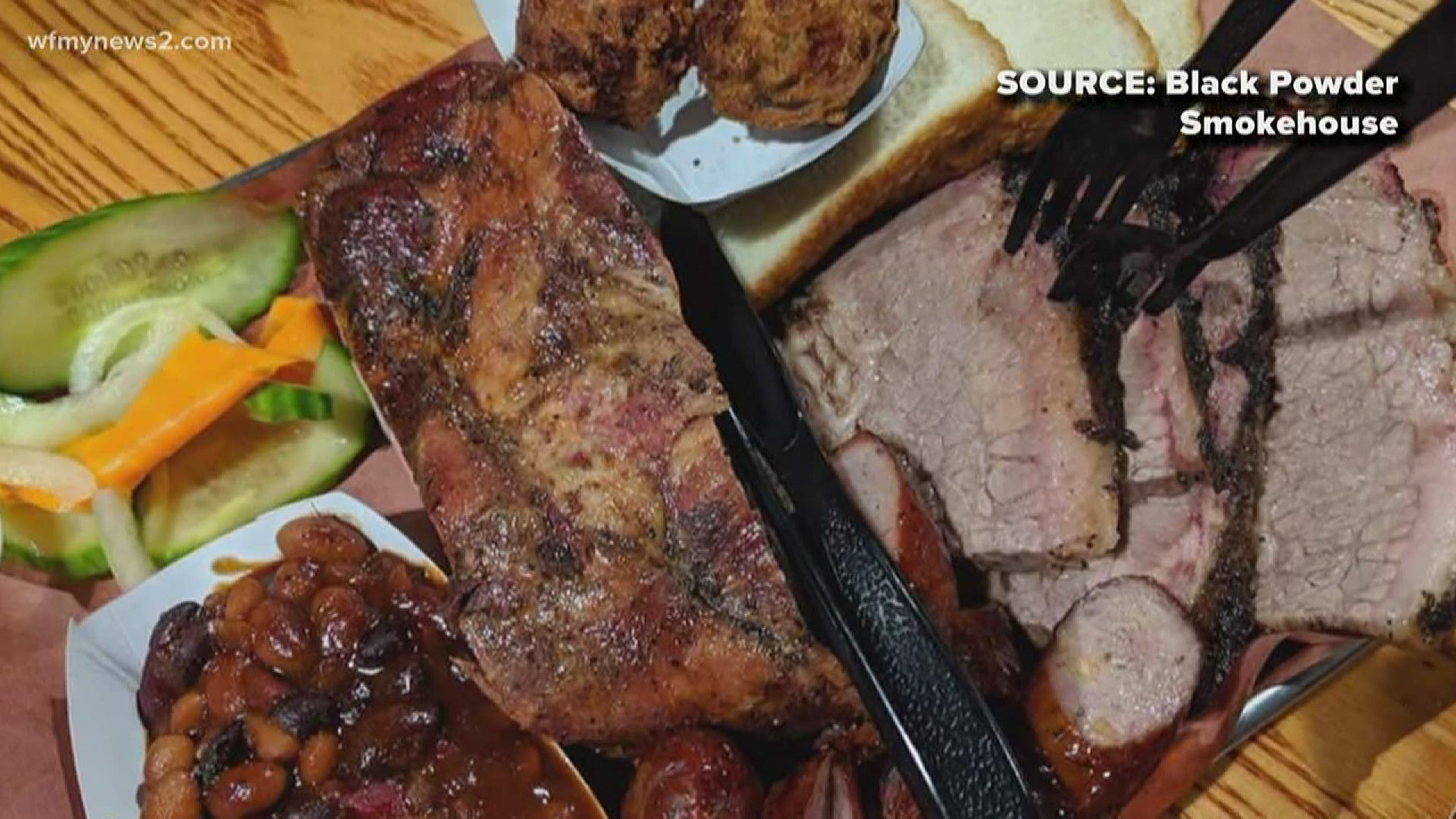 Black Powder Smokehouse’s location used to be Hugh’s Oil before transforming into the smokehouse. The restaurant says their brisket is their top seller.