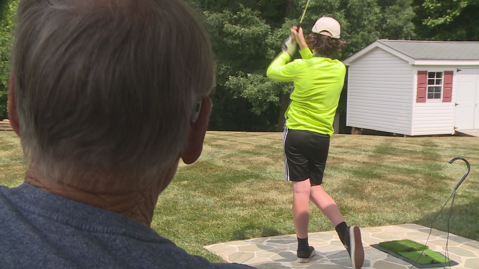 The golf balls kept piling up in a Triad man's yard. He couldn't figure out where they were coming from. The mystery golfer turned out to be 12 years old.