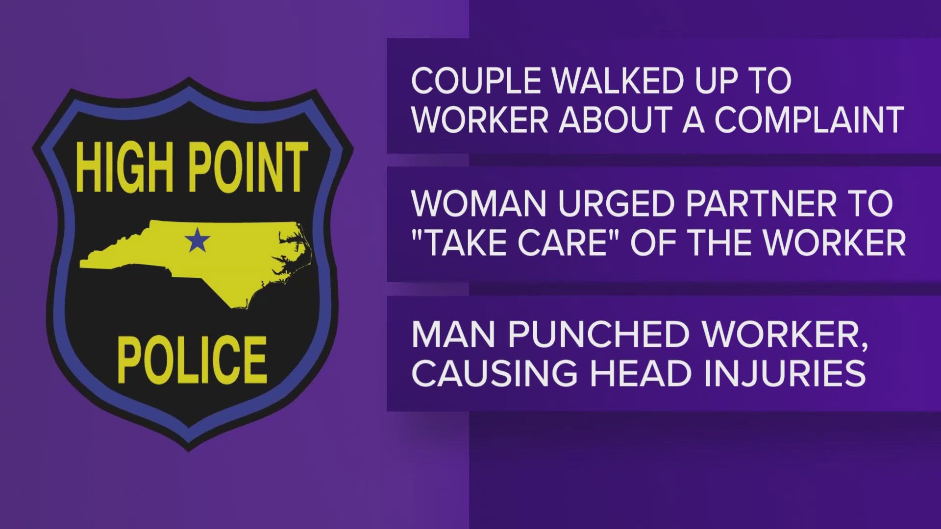 Police said the man punched the Walmart employee, knocking him to the ground.