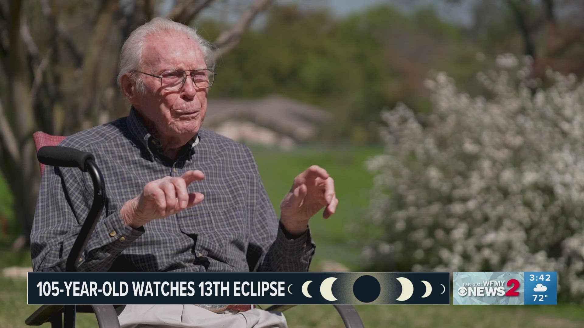 105yearold man witnesses his 13th solar eclipse