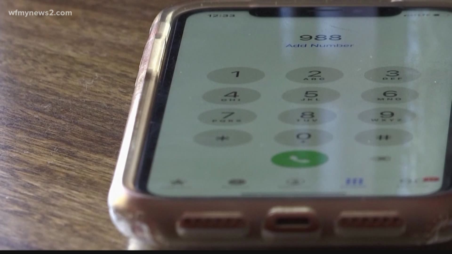 Similar to 911, the 10-digit hotline would become three digits, 988, to help those in need.