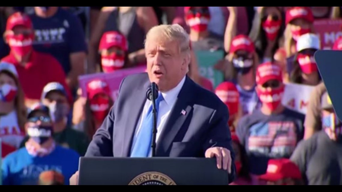 President Trump holds campaign rally in Gastonia, NC