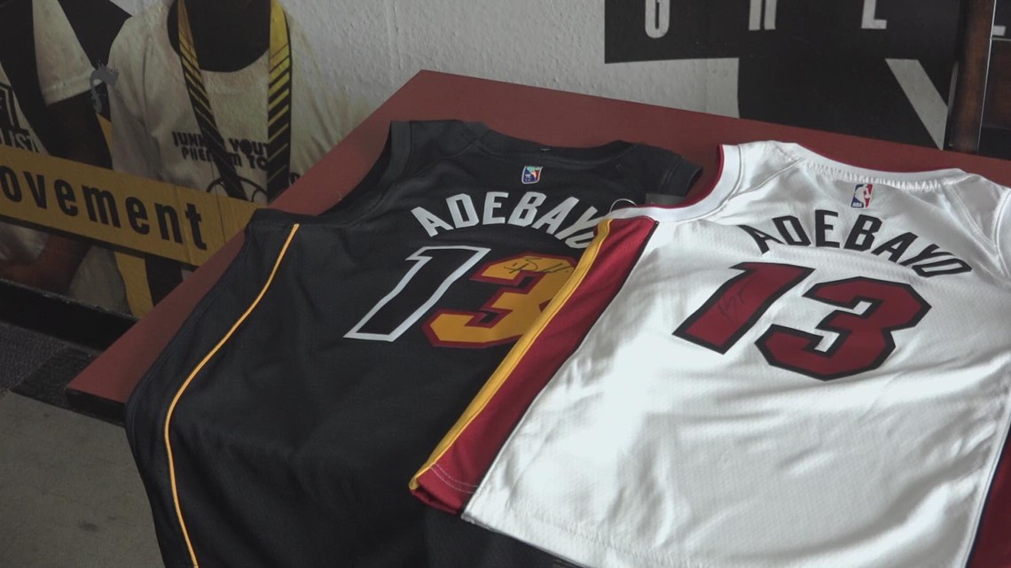 Bam Ado Signed Miami Heat City Connect Jersey Superstar JSA Auth