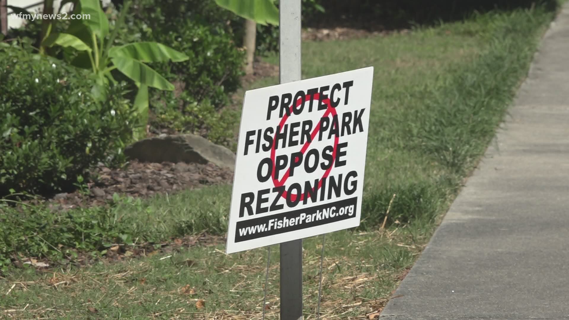 Residents in the Fisher Park area don't want a building in the area to be rezoned for commercial use.