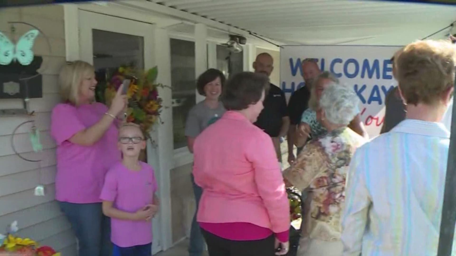 First Moment Eden Woman Sees Restored Home After Tornado