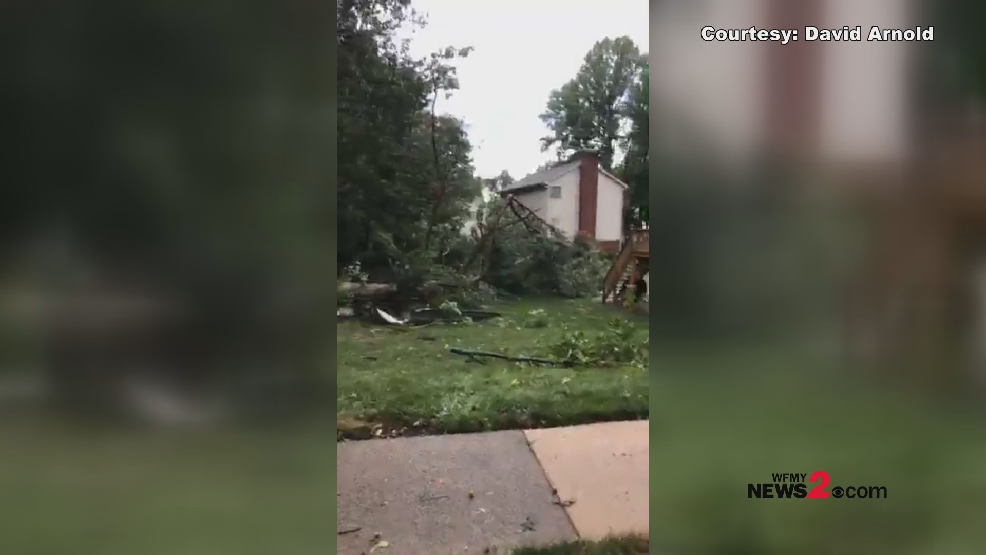 Strong storms impacted Kernersville Wednesday causing downed trees.