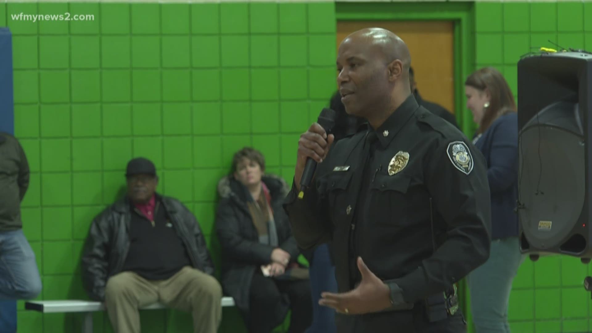 A packed house at Peeler Recreation Center heard a message that packed a punch.