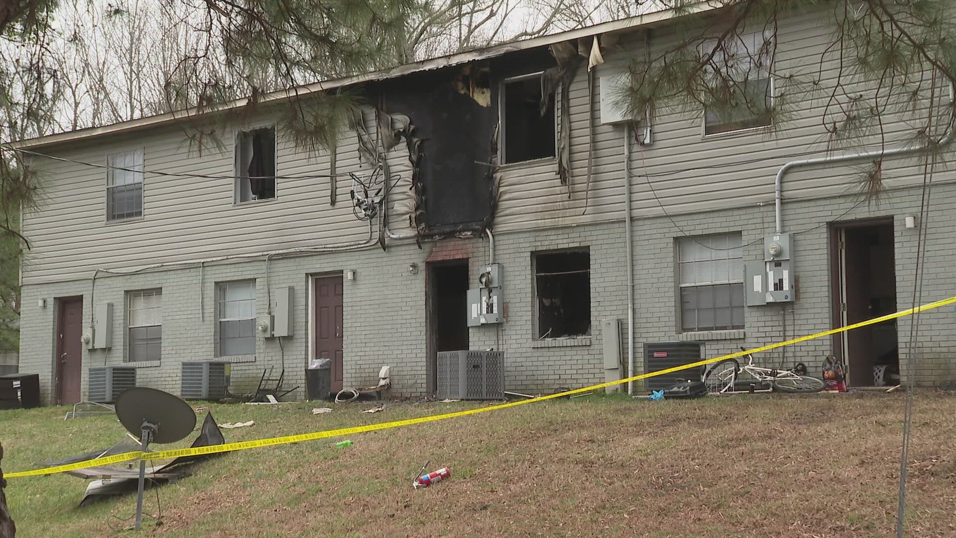 Firefighters responded to the fire early Friday morning.