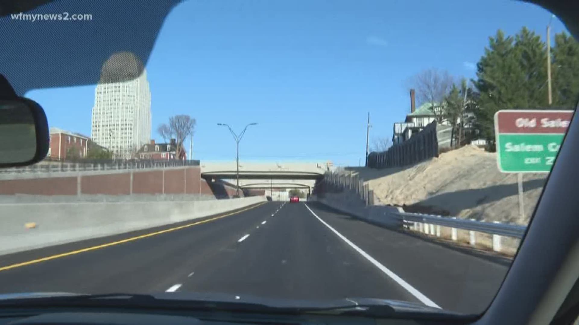 The Salem Parkway is open for business, as traffic begins to flow before the workweek.