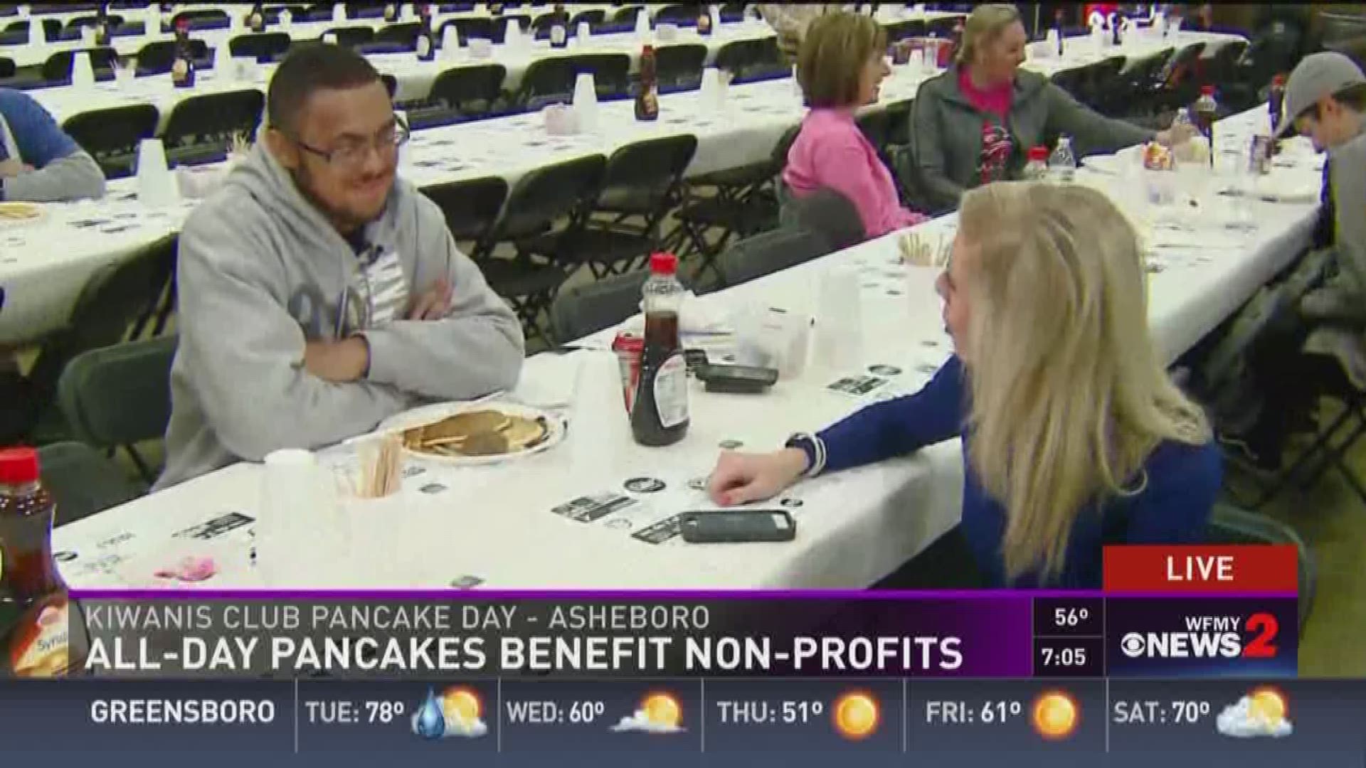 Pancakes With Purpose Asheboro Kiwanis Pancake Day