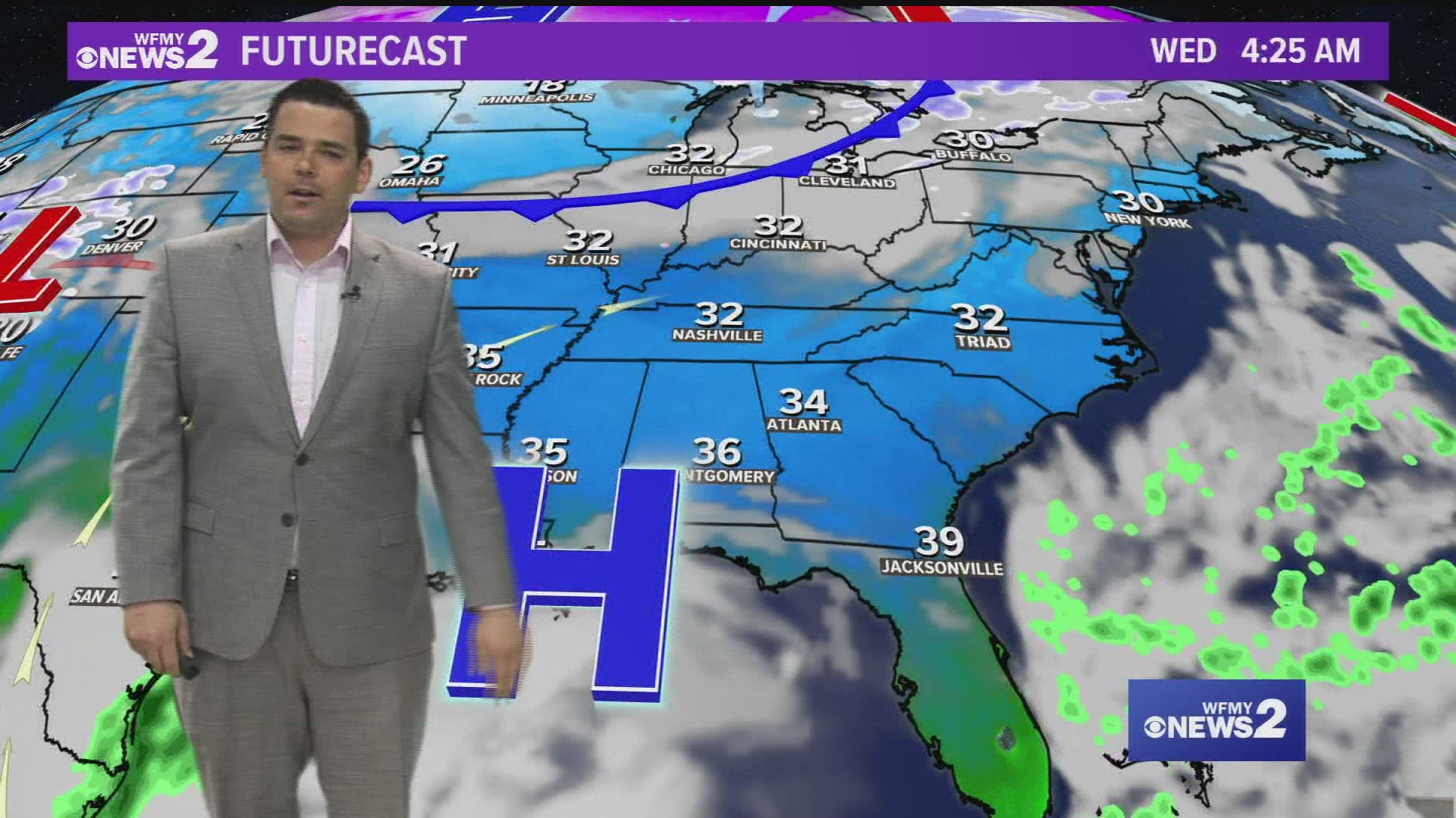 Tim Buckley's Tuesday Evening Weather Update