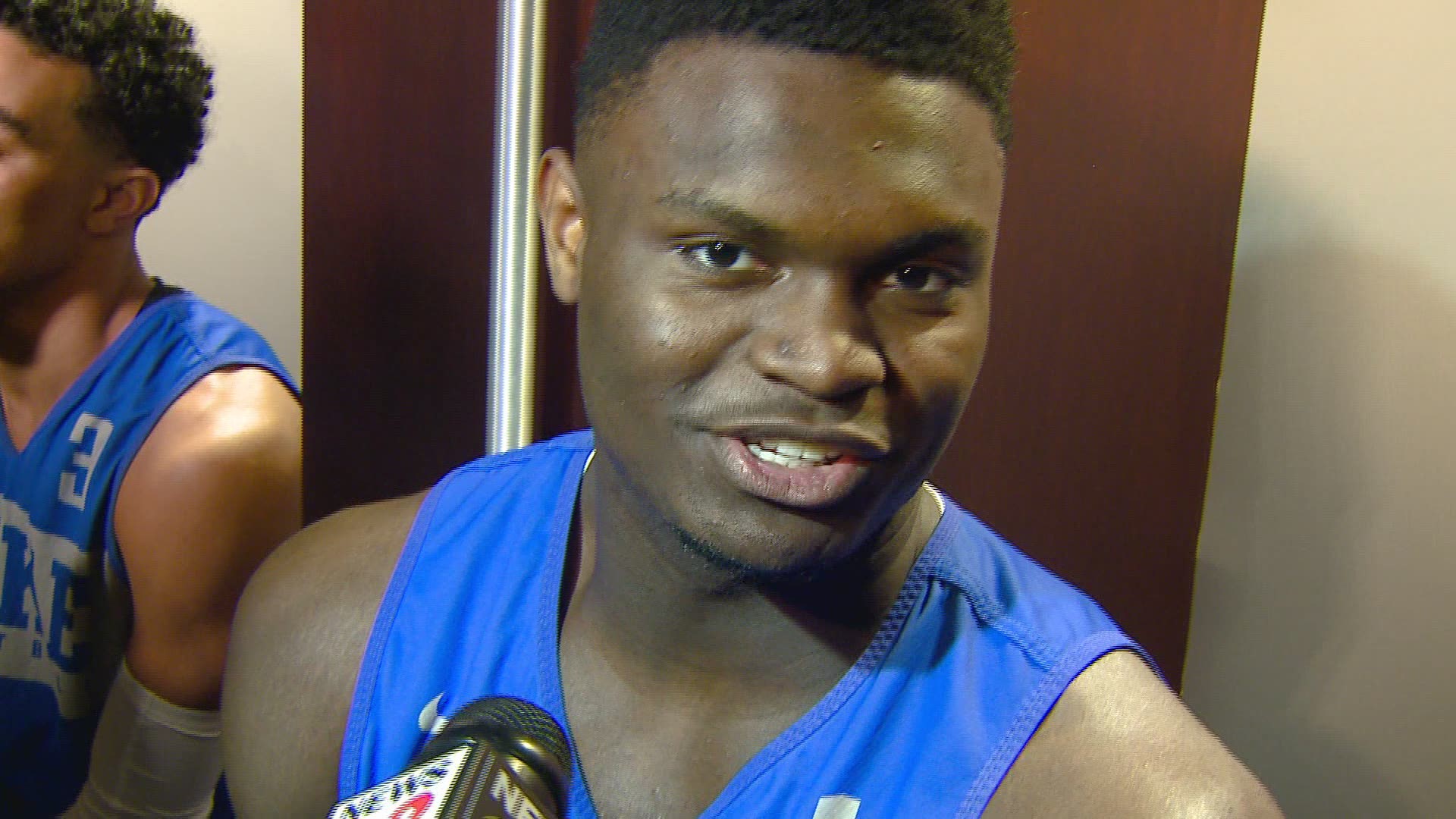 Zion Williamson gives some thoughts on Duke being the number one seed and playing in his first NCAA Tournament.