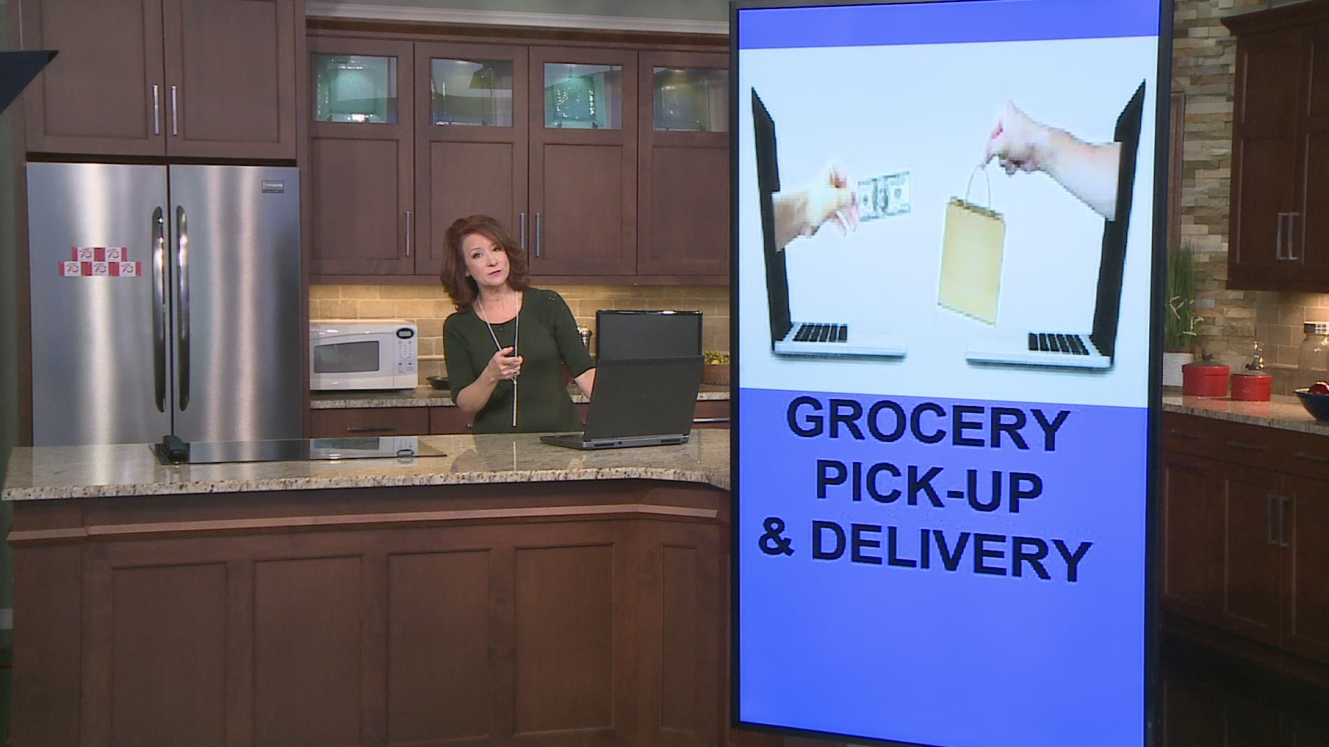 Delivery and pickup options are available at most grocery store chains around the Triad. The best part -  you don't have to worry about getting sick.