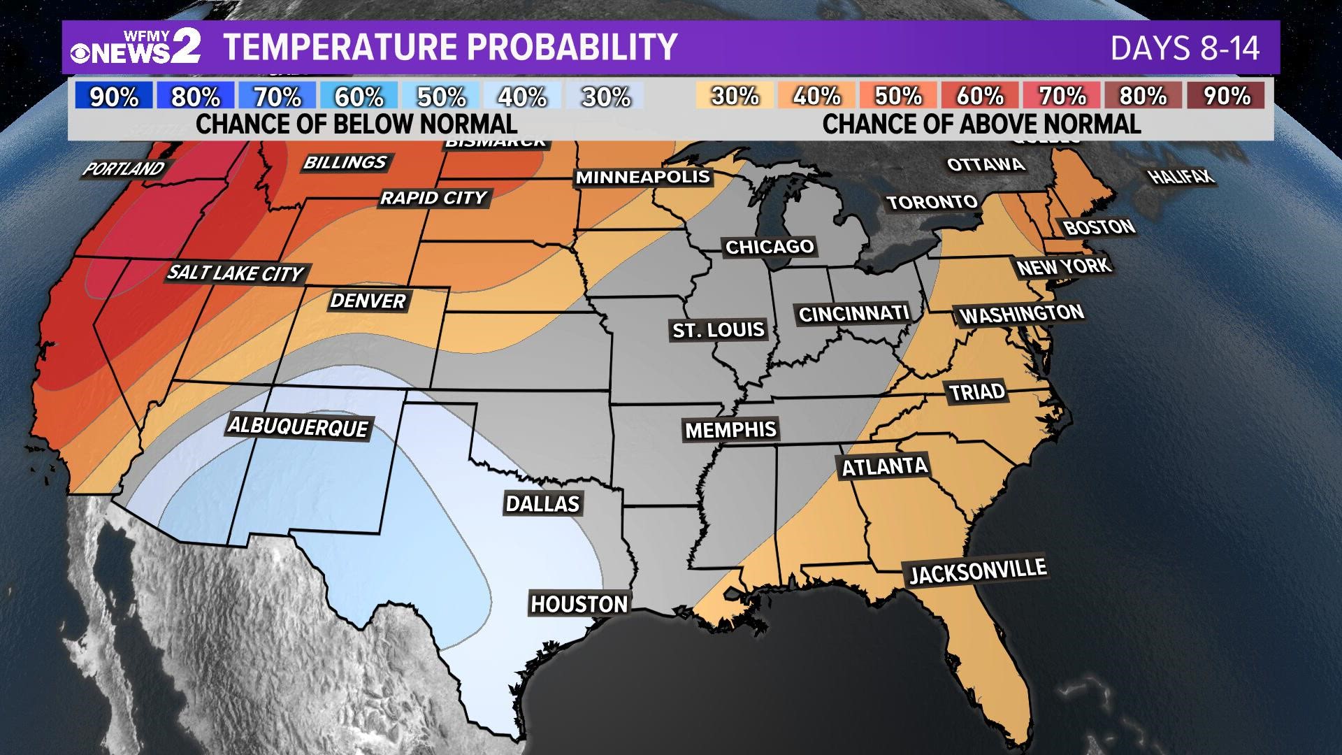 Expecting temperatures warmer than normal this week