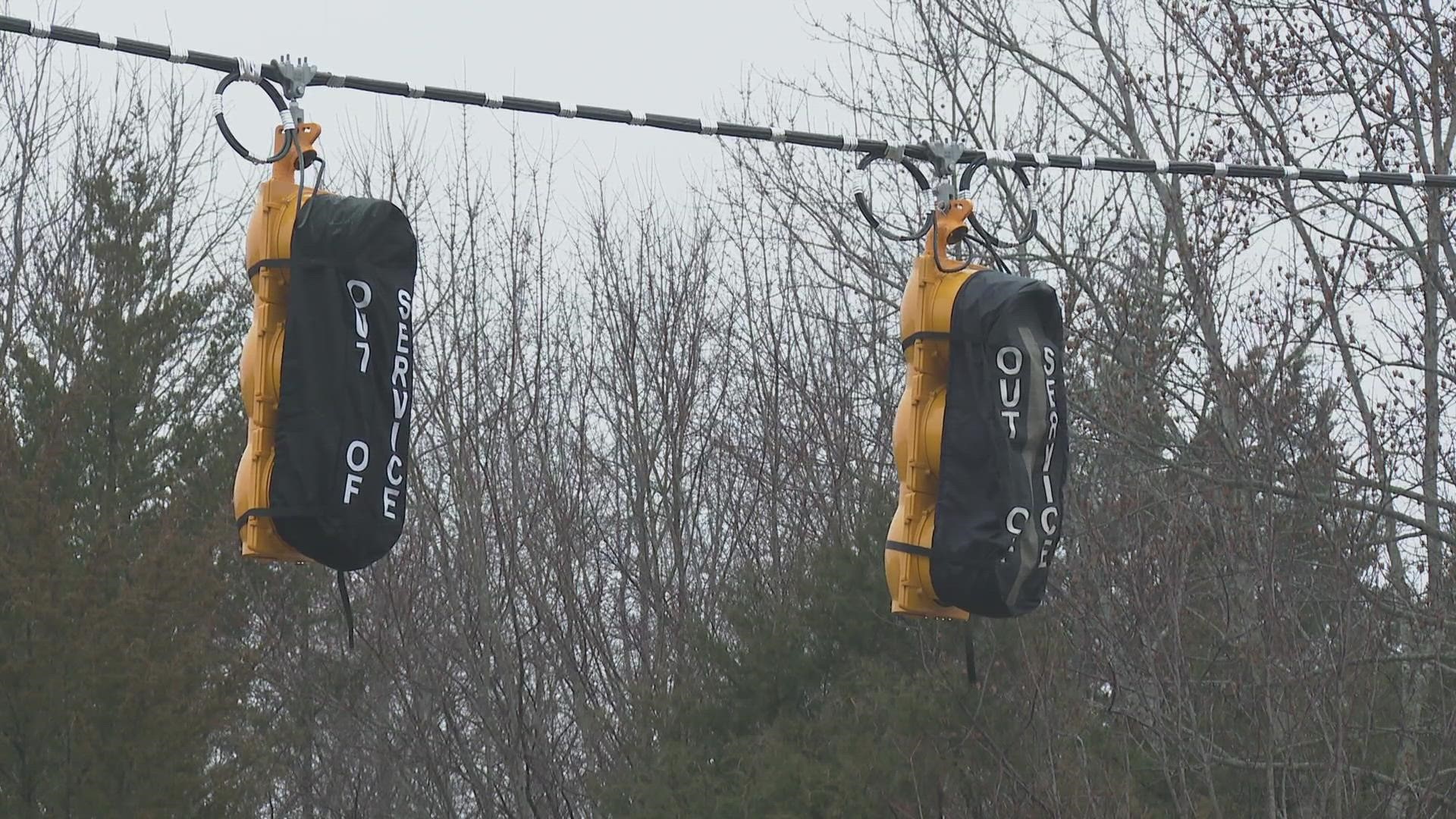 Viewer Loretta wants to know why the traffic lights put up at the intersection of Clarksbury Church Road are not working yet.