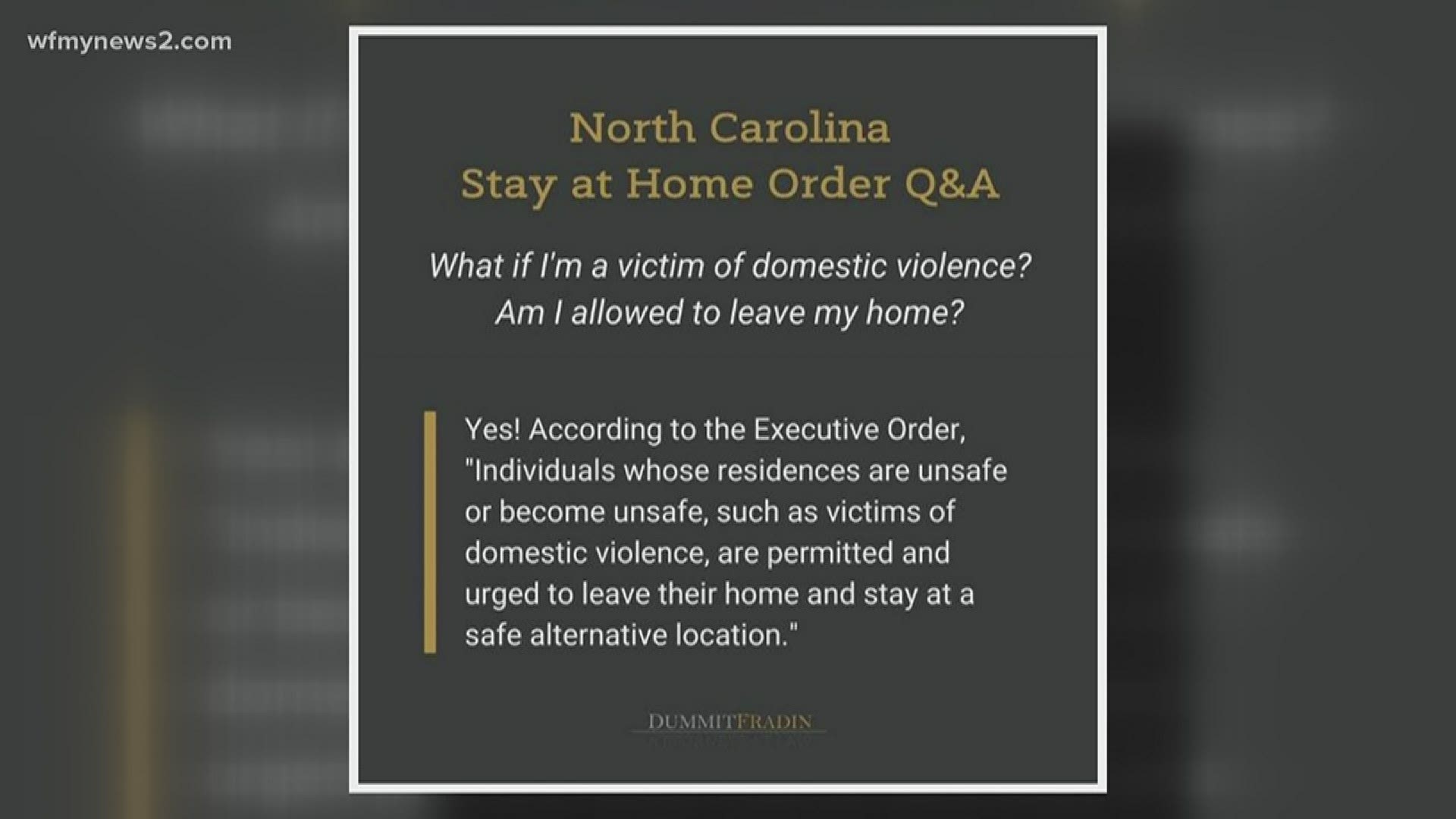 Staying at home should not mean staying in harm's way, that is the message family justice advocates want to send to domestic violence victims during this pandemic.