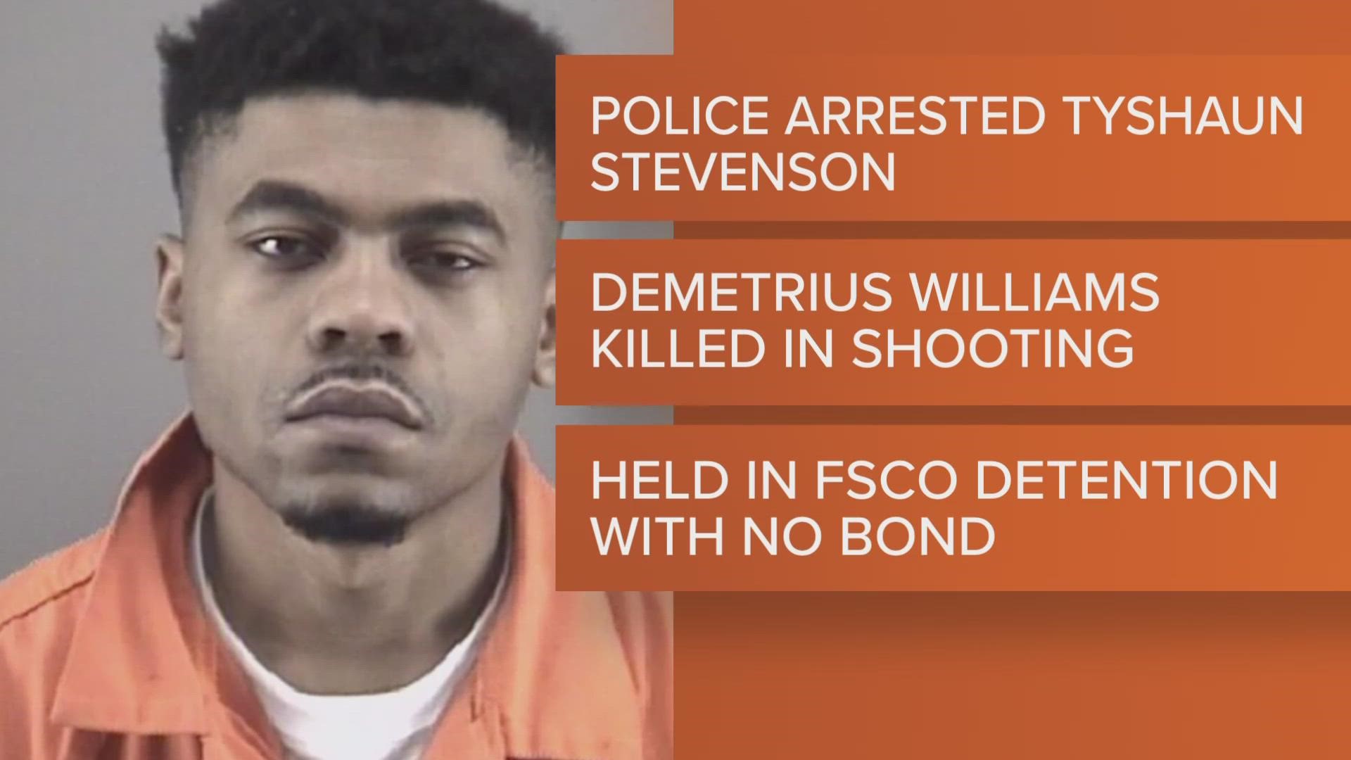 Winston-Salem police said they arrested the man who killed 35-year-old Demetrius Williams on January 30.