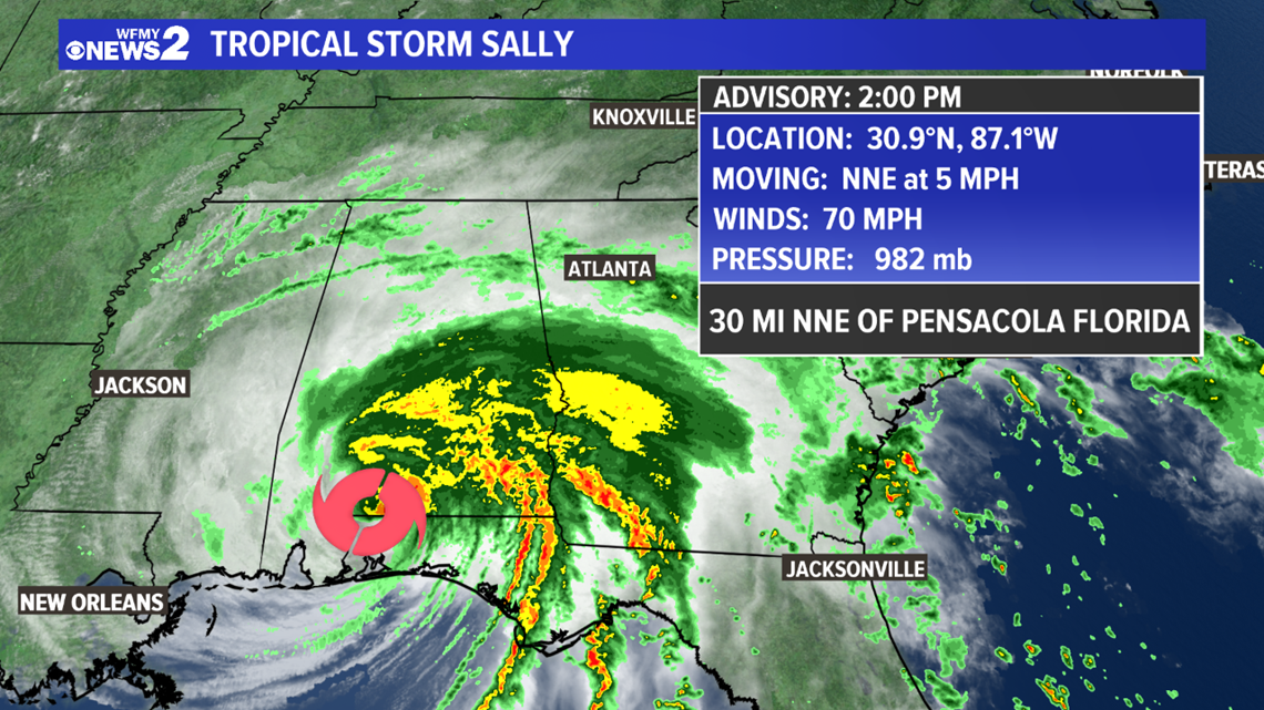 hurricane sally tracker