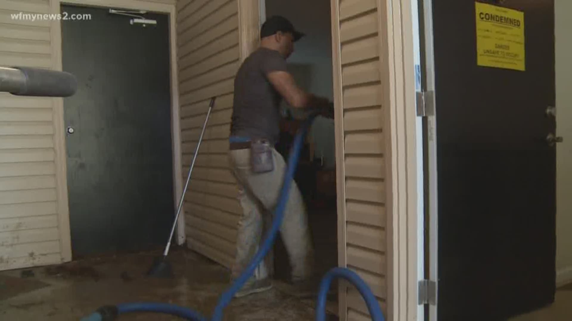 Flooded Greensboro Apartments Now Condemned