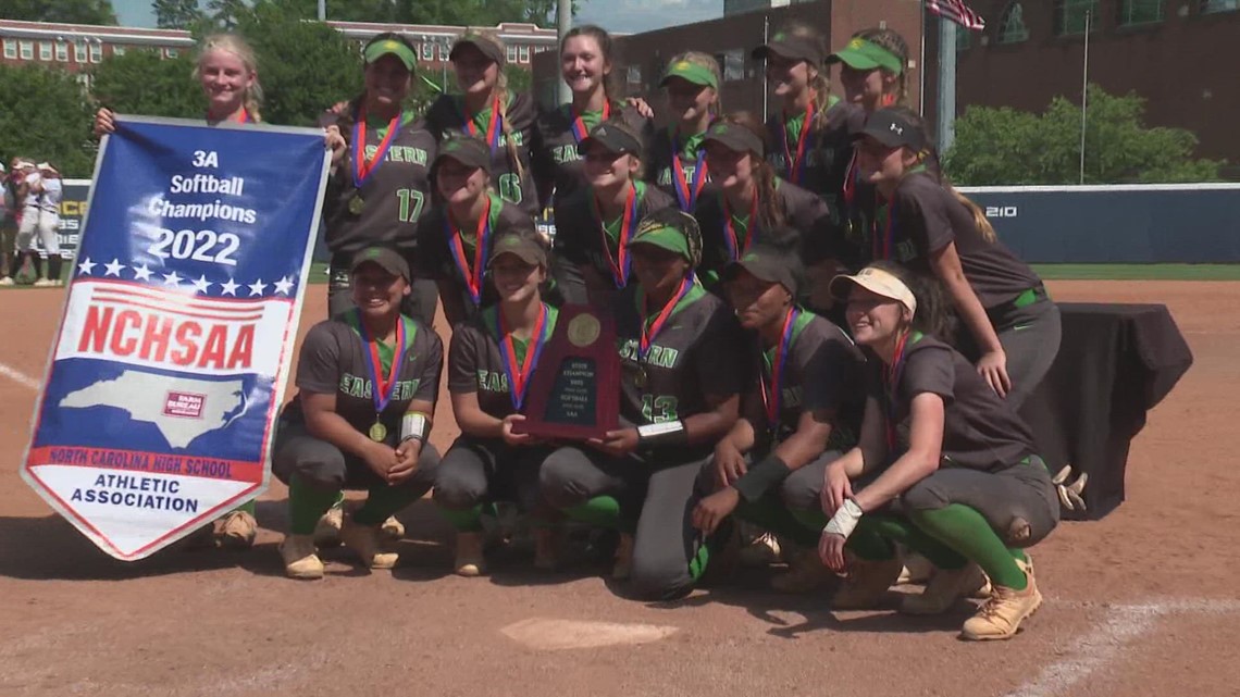 Eastern Alamance High softball team gets bookend state championships