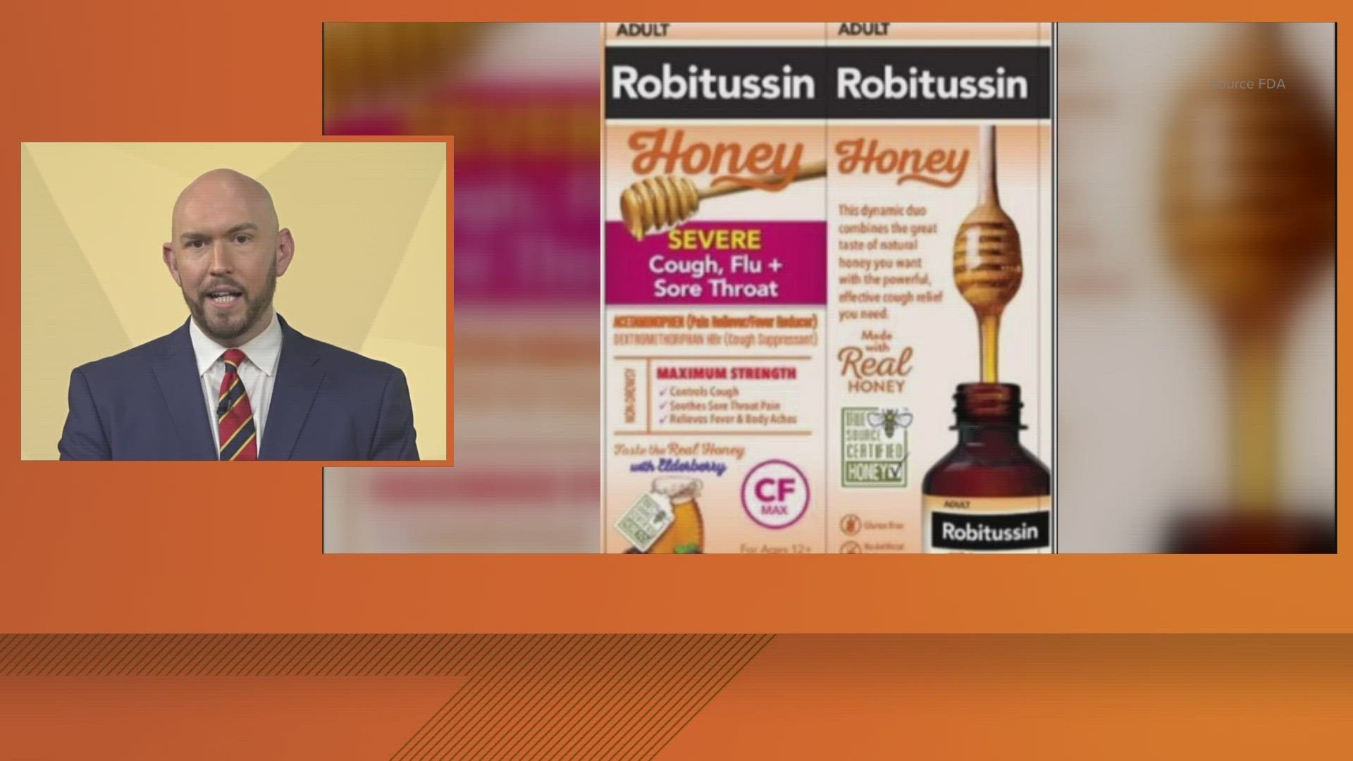 Two types of Robitussin cough syrups are recalled due to contamination that could be dangerous for people who are immunocompromised.