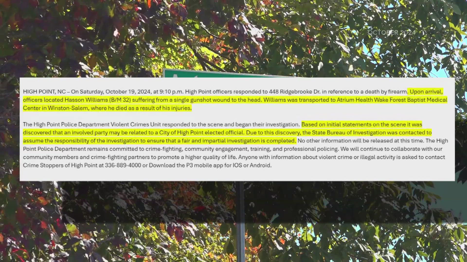 WFMY News 2 dug into an incident report and how the Mayor of High Point could be involved.