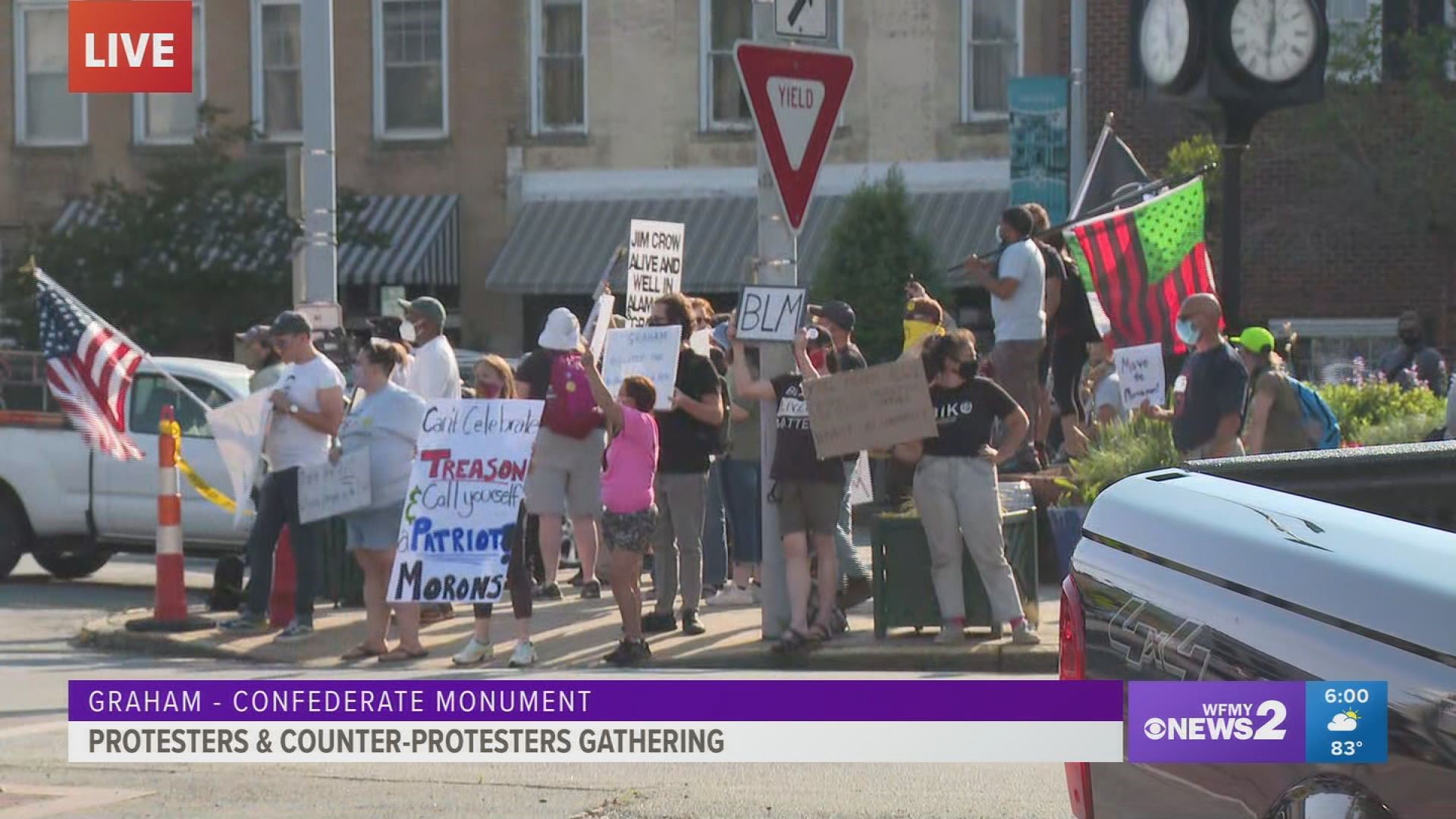 Event organizers said this is also a celebration of the 160th anniversary of North Carolina seceding from the union and joining the confederacy.