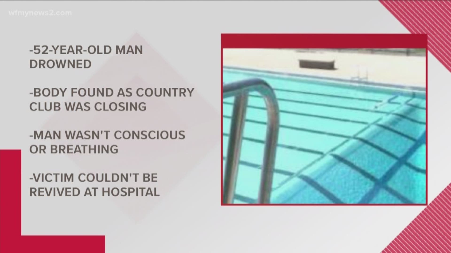 A worker spotted the body in the pool just after 7 Friday night as the club was closing.