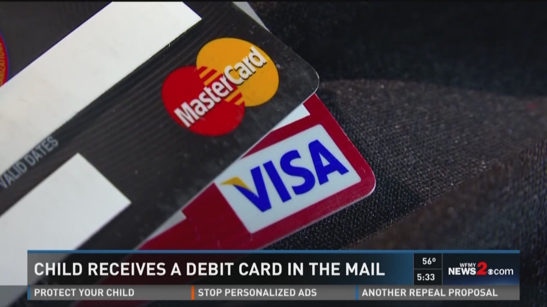 Child Receives Debit Card In The Mail