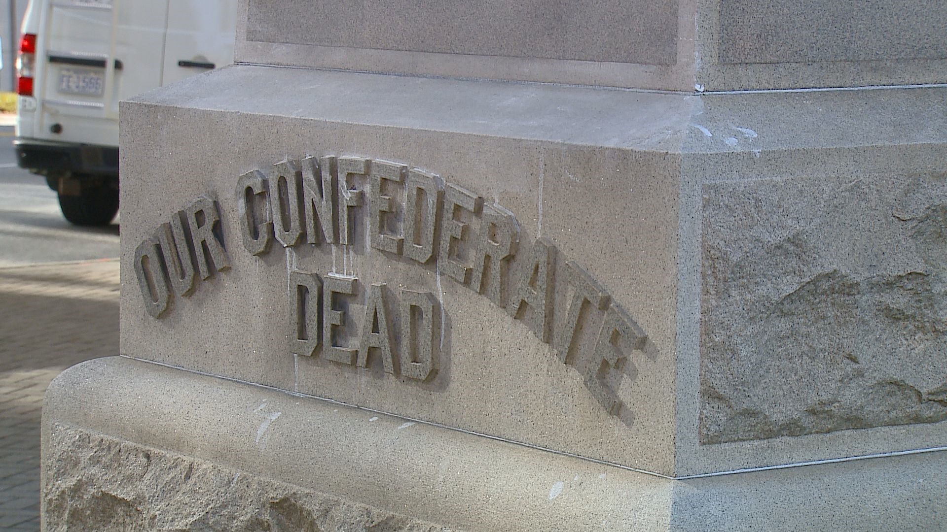 Police are investigating an act of vandalism of a Confederate monument in Winston-Salem