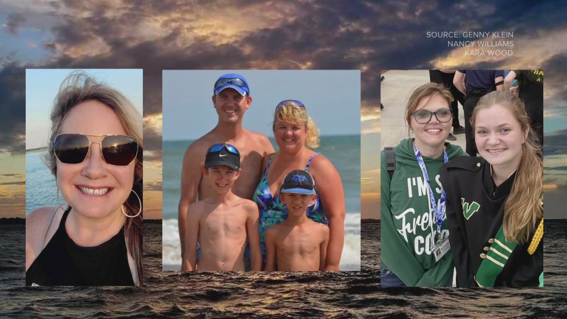 Three families had plans to head to the coast in the Carolinas. A storm forced them to adjust.