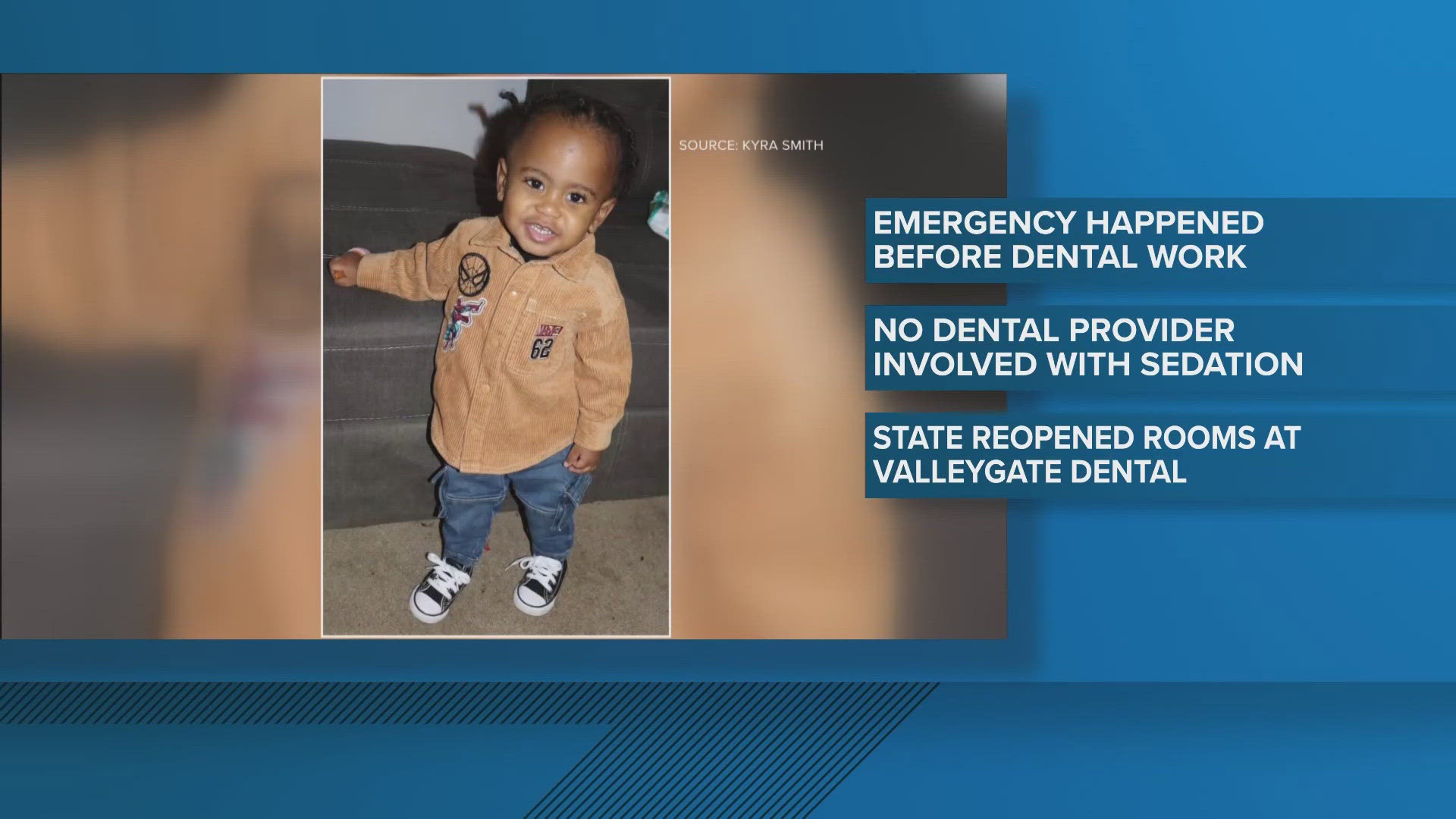 The NC Dental Examiners board determined no dental procedures were performed before a 2-year-old died at Valleygate Dental Surgery Center in Greensboro