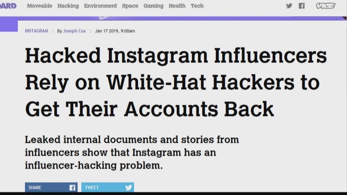 Whitehat following instagram