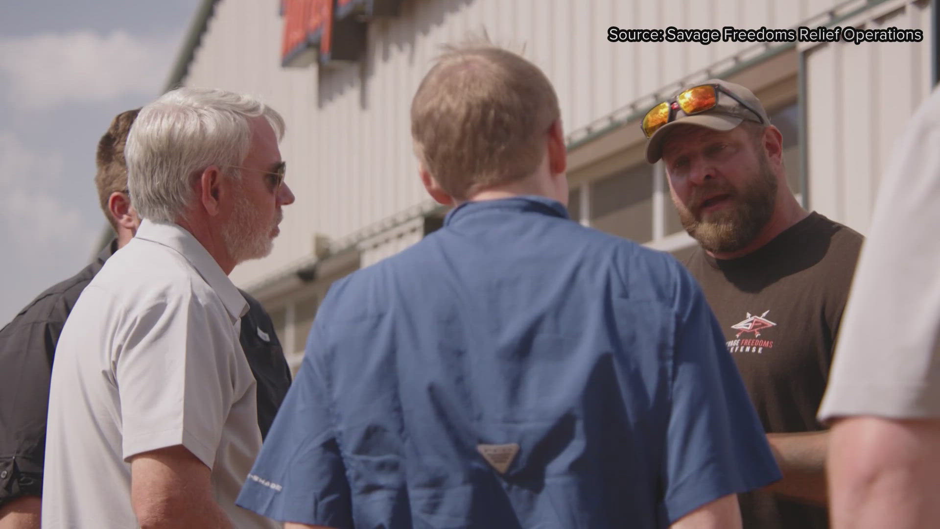 Retired Veteran Adam Smith and a thousand other volunteers have helped deliver supplies west throughout the last month.