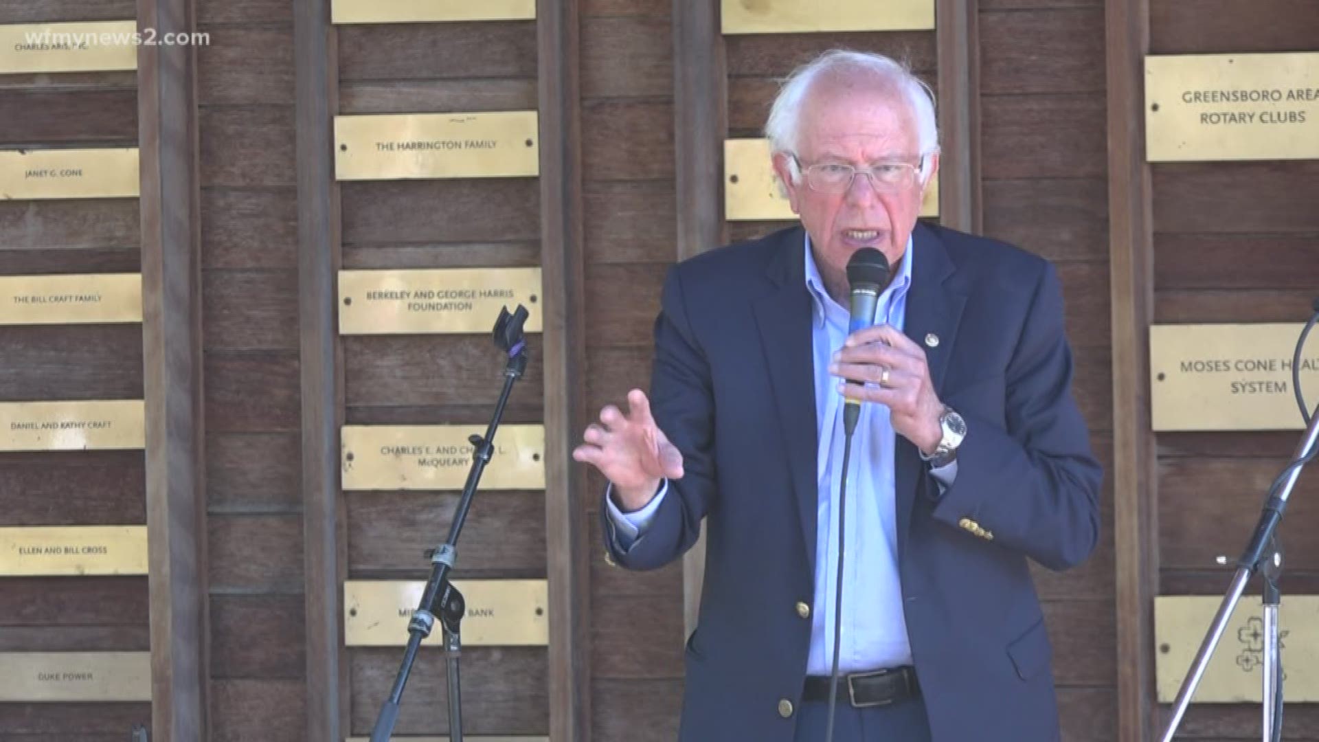 Democratic candidate Bernie Sanders spoke at Bennet College, but what does he plan to do with the environment.