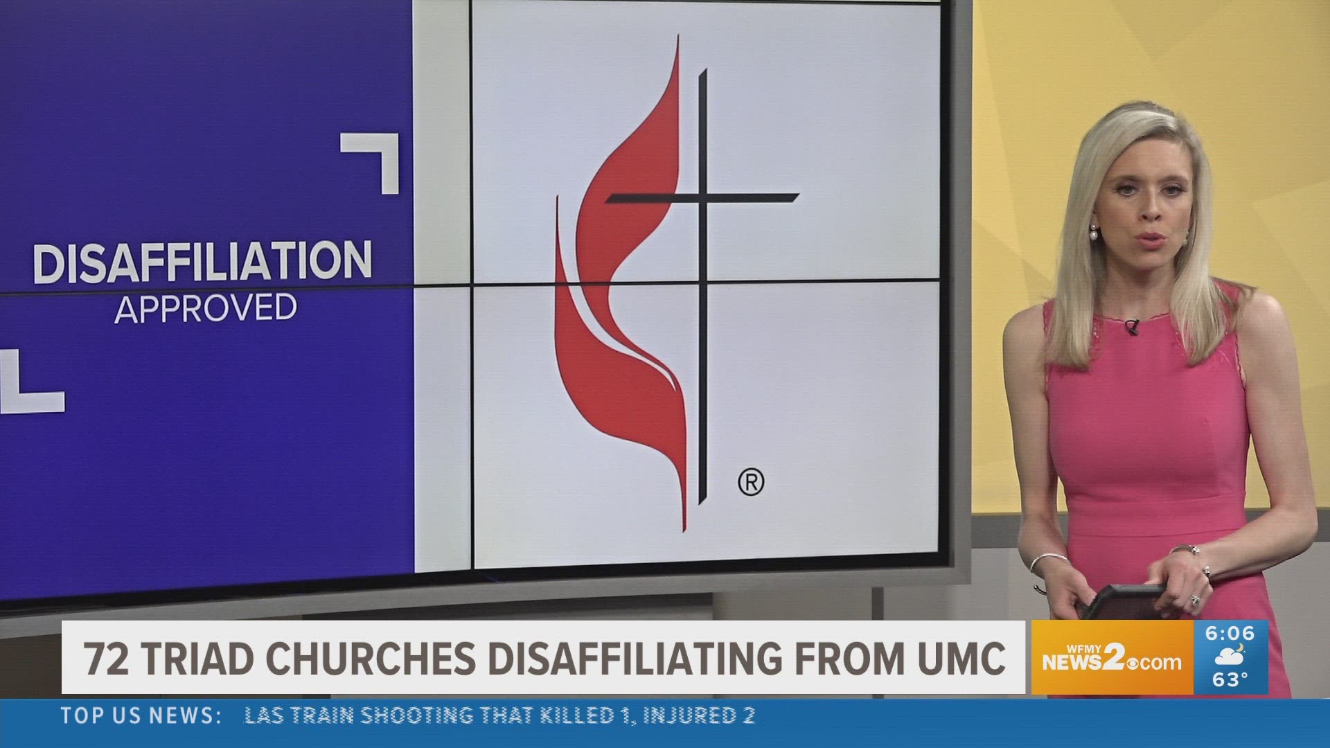 In total, 192 churches will disaffiliate, including 72 from across the Triad and surrounding areas.