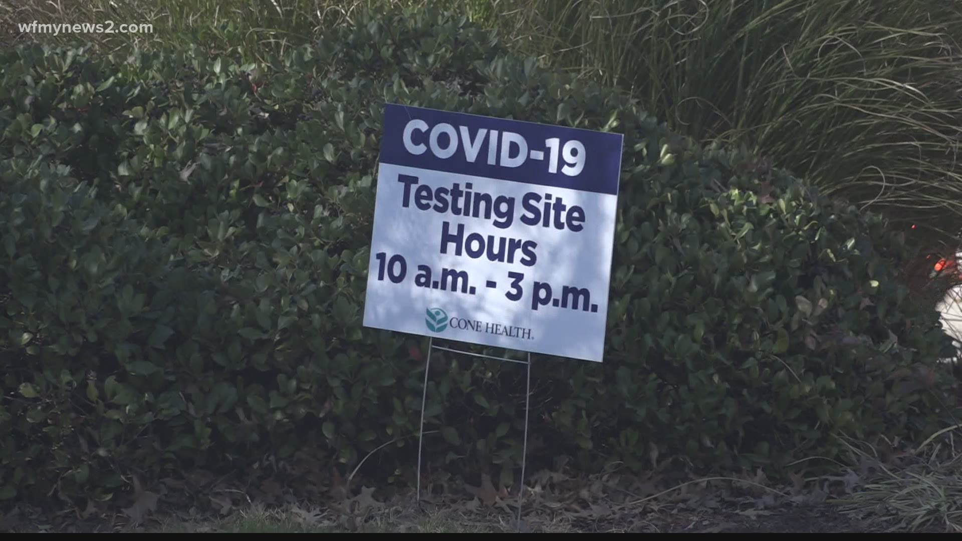 Wait times for a COVID test are around two hours. Health officials say it’s possible test results may not be back in time for Thanksgiving.