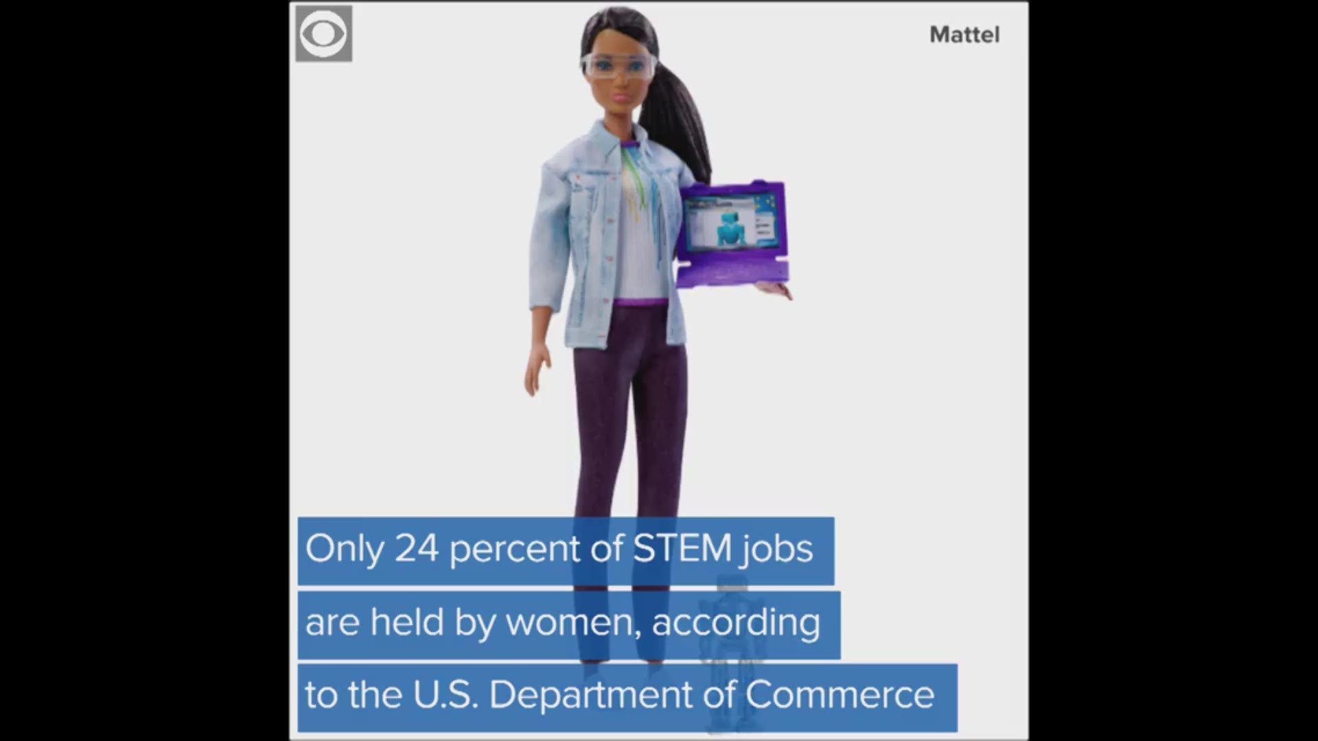 The new Barbie is designed to encourage girls' interest in science, technology, engineering and math, or STEM, and highlight a field where women are underrepresented