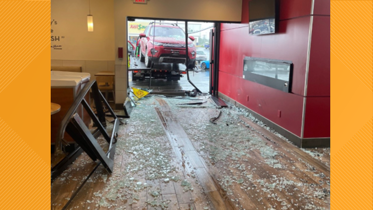 SUV crashes into Wendy's restaurant causing $50,000 in damages ...