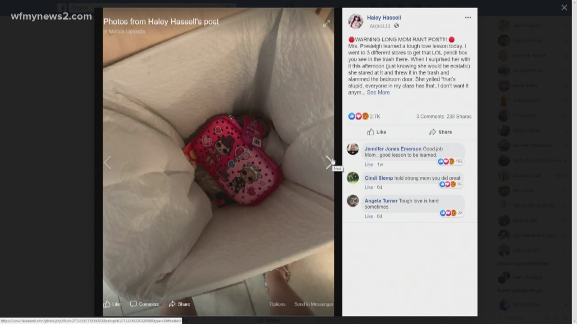 When a Florida mom found her daughter’s brand new pencil bag in the trash, she had the perfect way of dealing with it.