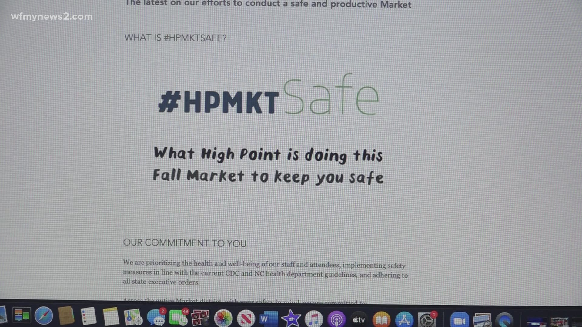 High Point Furniture Market organizers said key safety measures will be in place for fall market to combat the spread of COVID-19.