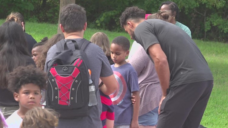 NBA player gets students in High Point geared up for learning