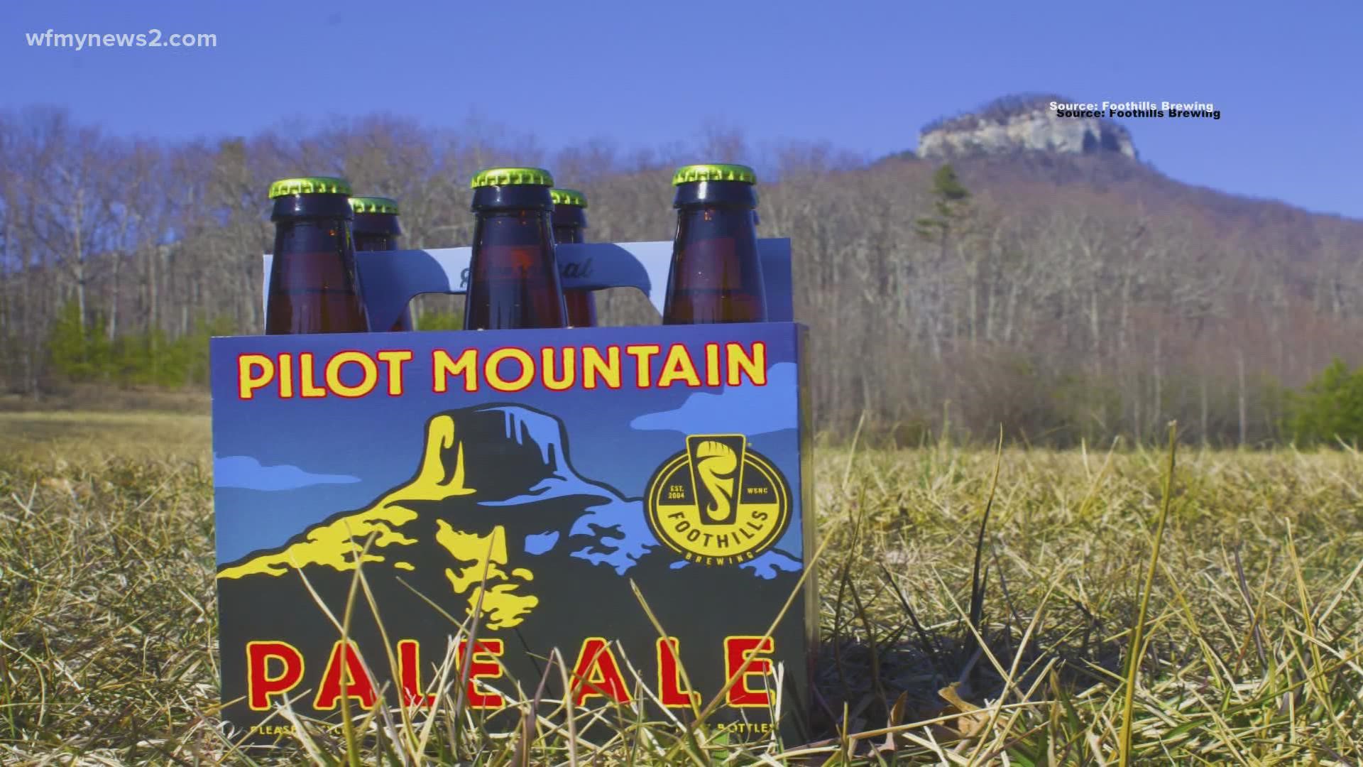 Foothills Brewing is bringing back its Pilot Mountain Pale Ale to help fund recovery efforts after a wildfire on Pilot Mountain.